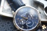 Patek Philippe Complications Swiss Cal.240 Q Movement Blue Face Blue Band Watch 40mm 